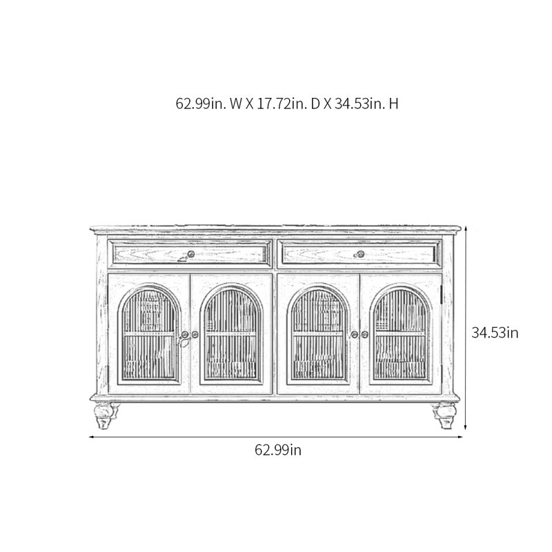 Buffet moderne et minimaliste