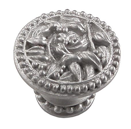 San Michele Mushroom Knob, Small, Satin Nickel
