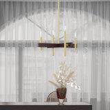 Azan 4 - Light Dimmable Modern Linear Chandelier