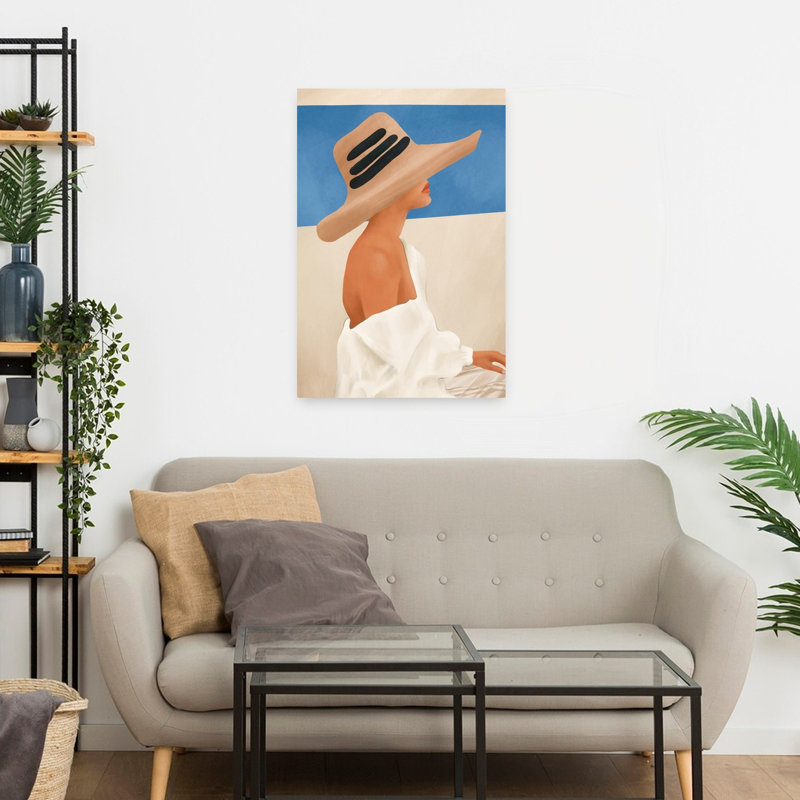 Profil de chapeau d'été, H 24 po x l 16 po
