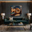 «Cats Abyssinian Mauve», art mural sur toile-1888180802