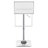 Alameda Chrome And White Adjustable Bar Stool
