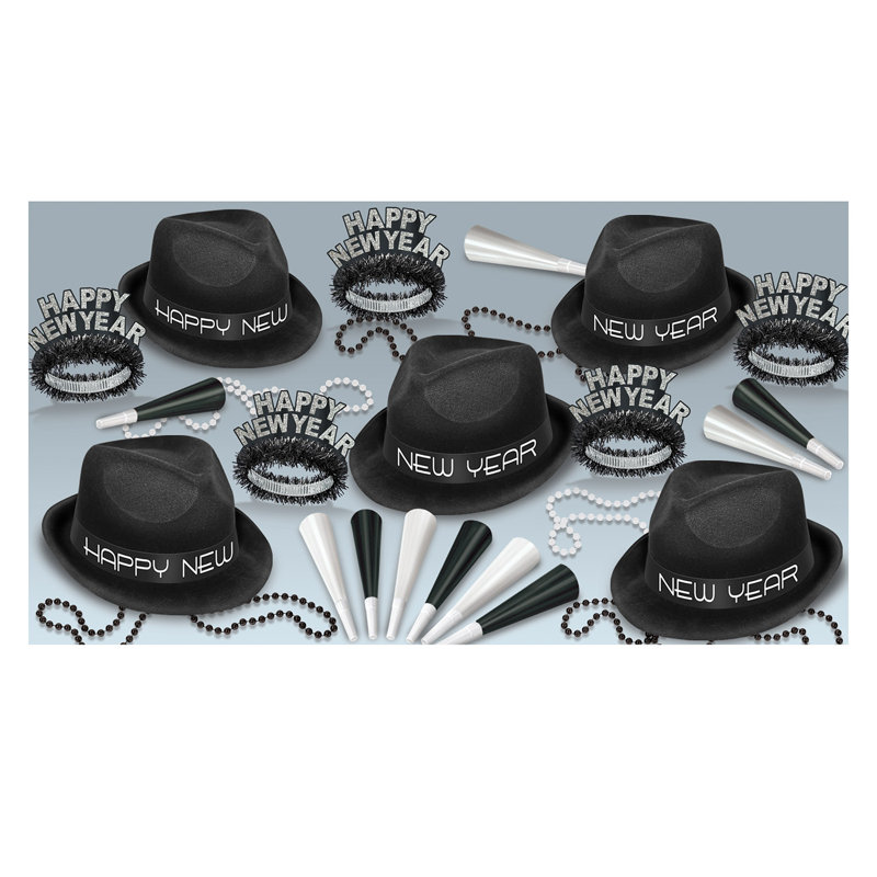 Chairman Asst for 10 - Pack of 1, Black/Silver