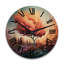 Horloge murale en bois massif Okken-1643862212