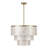 22" 5-Light Tiered Capiz Shell Drum Chandelier-6326717-6326716