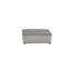 Chaise longue sans accoudoirs en velours gris de 40 po avec pieds de 2 po, largeur du coussin de dossier amovible, housse