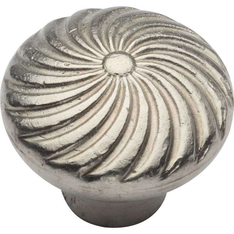 Bouton d'armoire à roue, Bronze blanc, 1.5