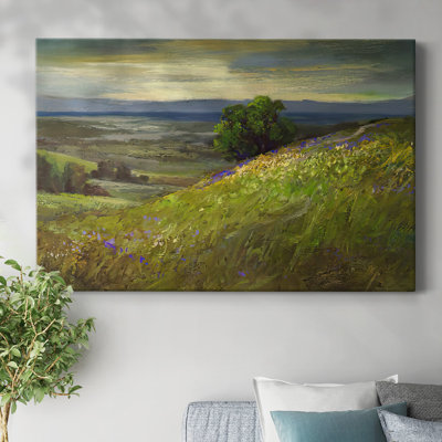 «Path Up Windy Hill», toile tendue avec châssis