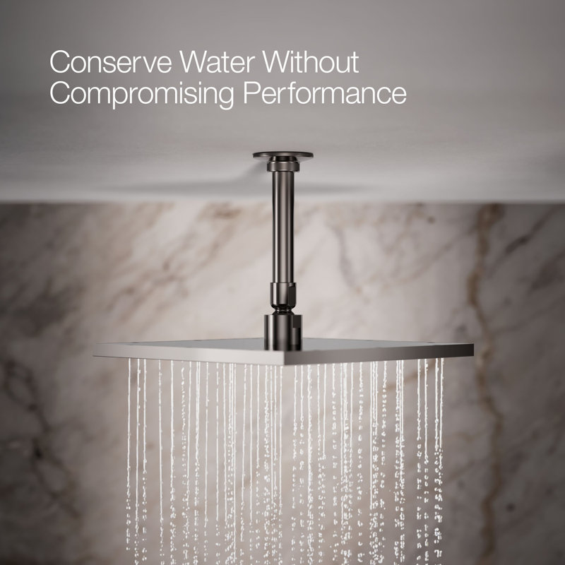 Rain Shower Head, Vibrant Titanium
