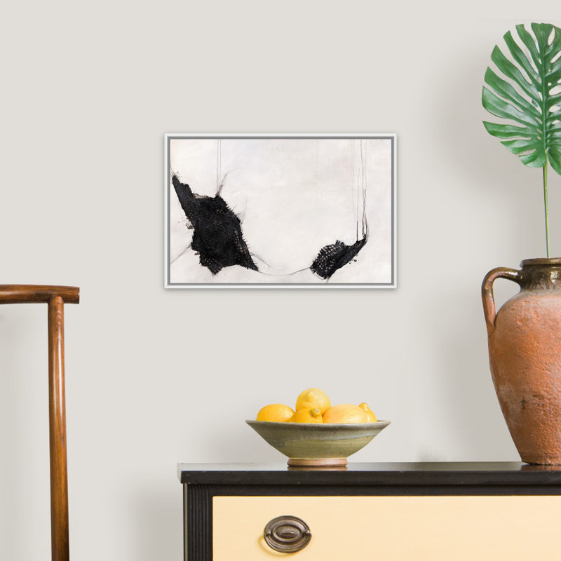 Growing Into Being - Print on Canvas, White Floater Framed, 14" H x 20" W x 1.75" D