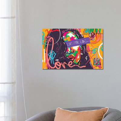 Live for Love Og by NUWARHOL  Wrapped Canvas Graphic Art