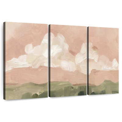 Avery, brume rose, coucher de soleil I