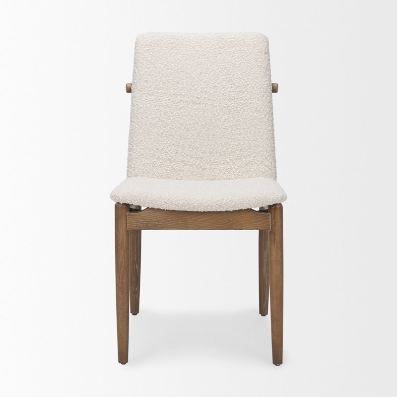 Kresten 18'' H Upholstered Parsons Chair, Light Brown