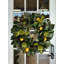 28" Magnolia Wreath with Lemons, Artichokes and Bows
