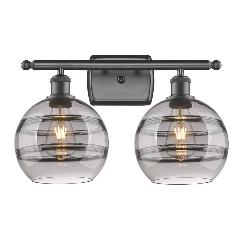 Bienes 2 - Light Dimmable Vanity Light, Light Smoke, Oil Rubbed Bronze