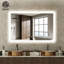 Miroir de salle de bain mural Naliyah Luxora-2032022172