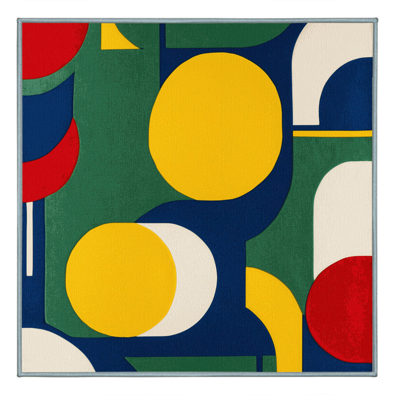 Quirky Zest Rug, Square 7'
