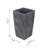 9.4X9.4X18.1" Cement Planter Large/ Indoor Outdoor Garden Functional  Decor-448797326