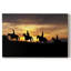Cowboys du coucher du soleil - Cavas enveloppés de galerie-1185667775