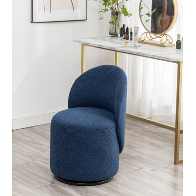 Annielise Upholstered Swivel Barrel Chair