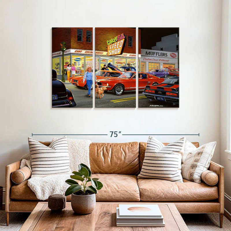 Mehar Crazy Ed's, 36'' H X 57'' W