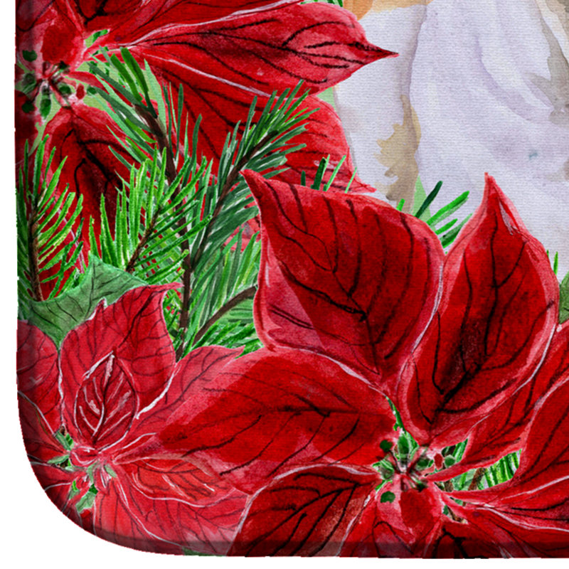 Tapis de séchage poinsettas bouledogue english