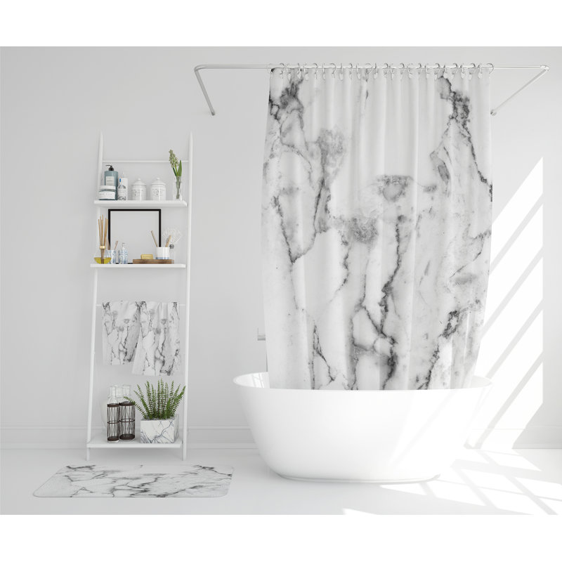 Nestore Polyester Shower Curtain Set