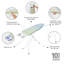Brabantia Size B Ironing Board with Solid Steam Iron Rest-2136805201