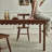 Durable table set of solid wood-111067147