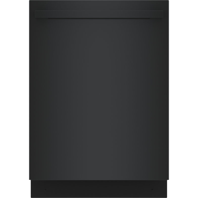 800 Series 24" Top Control Built-In Dishwasher with Stainless Steel Tub and Flexible 3Rd Rack, Black
