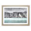 Fog over Baffin Island in Canada - Picture Frame Graphic Art Print-56713097-56713096