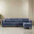 Polyester bleu est en rupture de stock