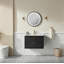 Meuble-lavabo flottant simple avec lavabo en céramique-84032124