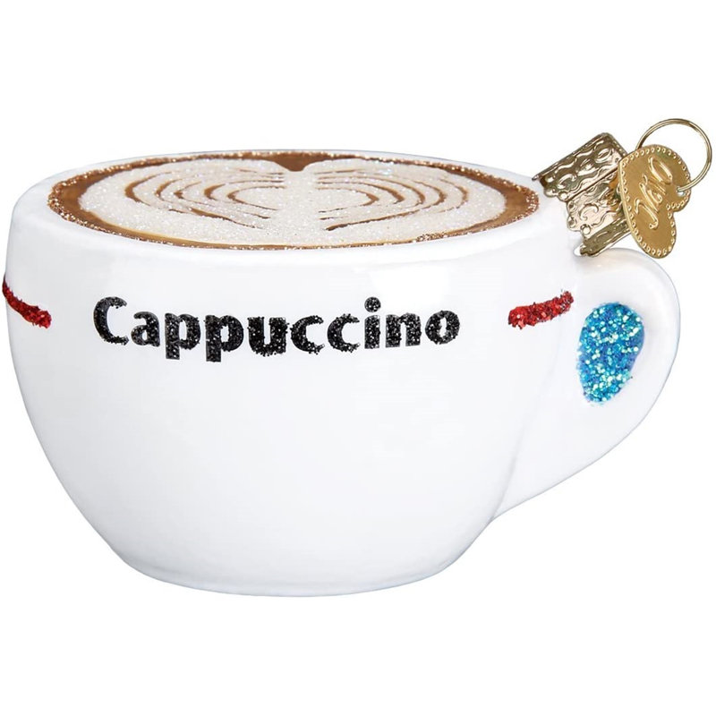 Ornement figurine suspendu cappuccino