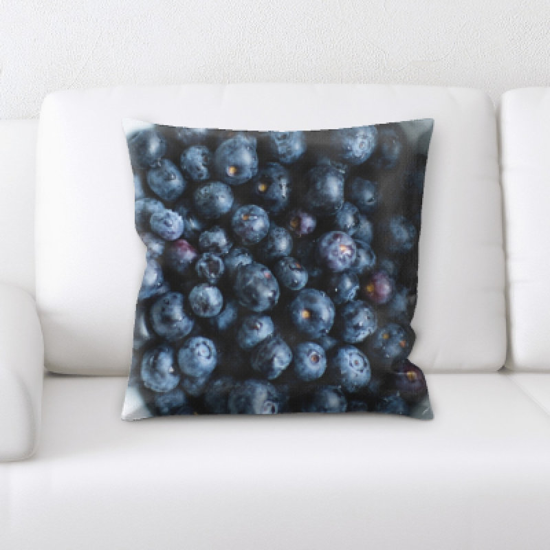 Appetizing Microsuede Reversible Throw Pillow