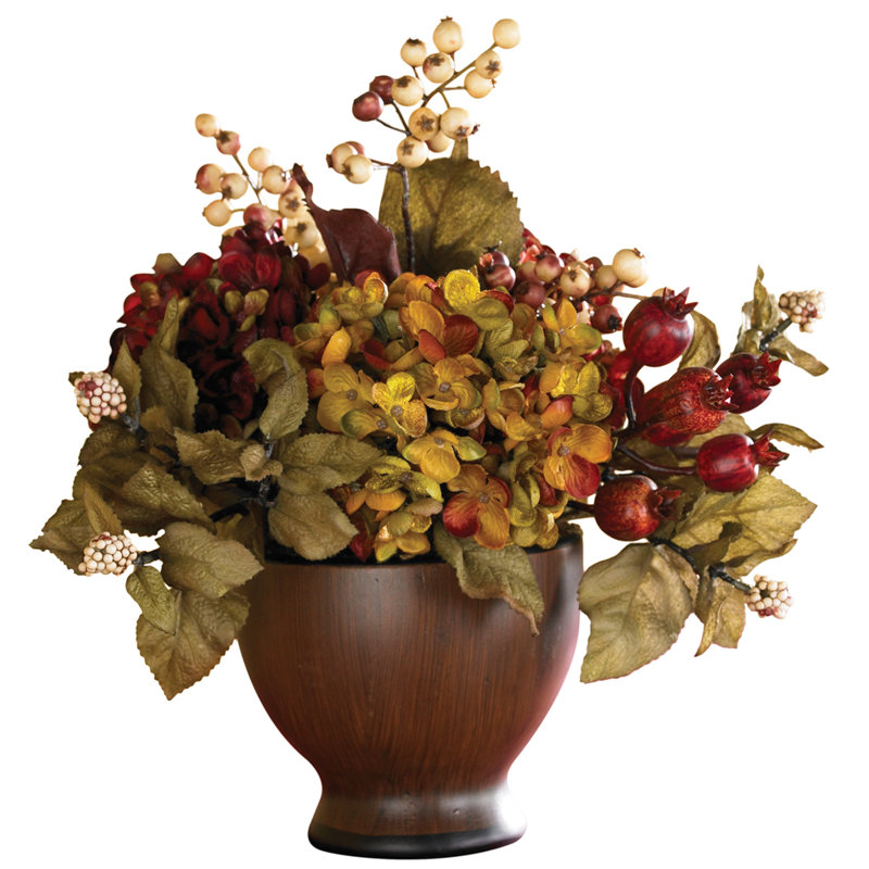 Hydrangea Arrangement in Vase