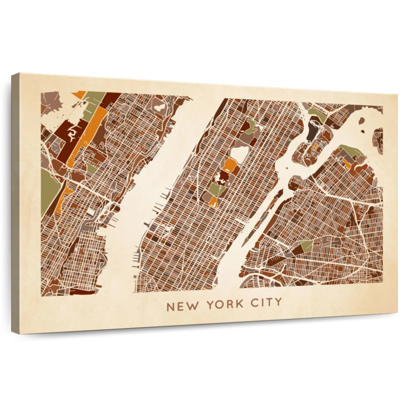Carte Aliaz Earthy NYC, H 8 po x l 12 po