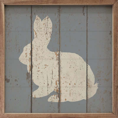 Lapin accroupi - vert