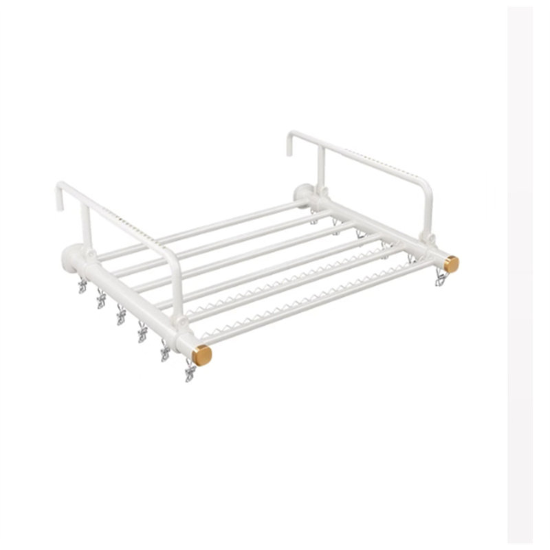 Multi-Functional Balcony Rack, 7.48" H x 24.4" W x 16.22" D