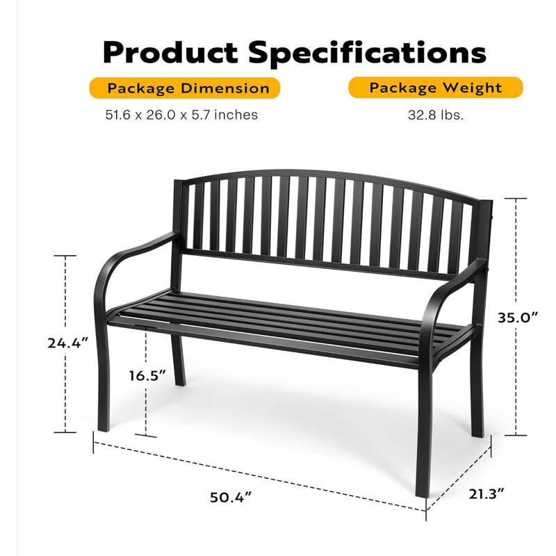 Banc d'extérieur en fonte Spevek