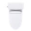 TOTO® WASHLET+® Legato One-Piece Elongated 1.28 GPF Toilet and WASHLET S5 Bidet Seat, Cotton White - MW6243446CEFG#01
