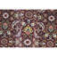 Tapis oriental brun / blanc / jaune en laine tissé à la main-66825598