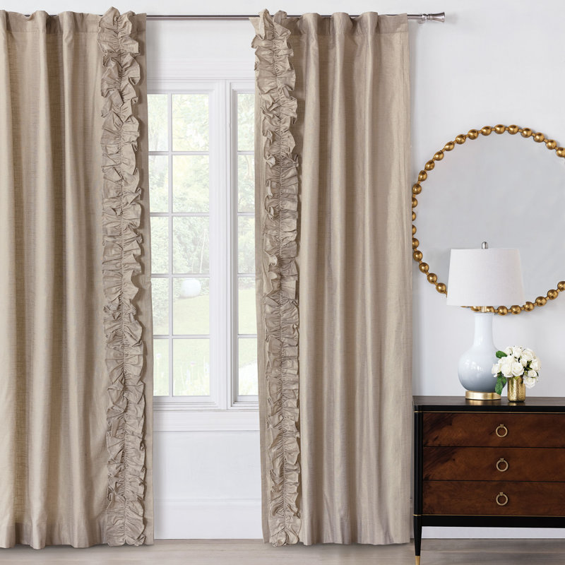 Imogen Room Darkening Curtain, Left, 48" W x 84" L