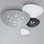 Scudo 9 - Light Unique/Statement Geometric LED Flush Mount