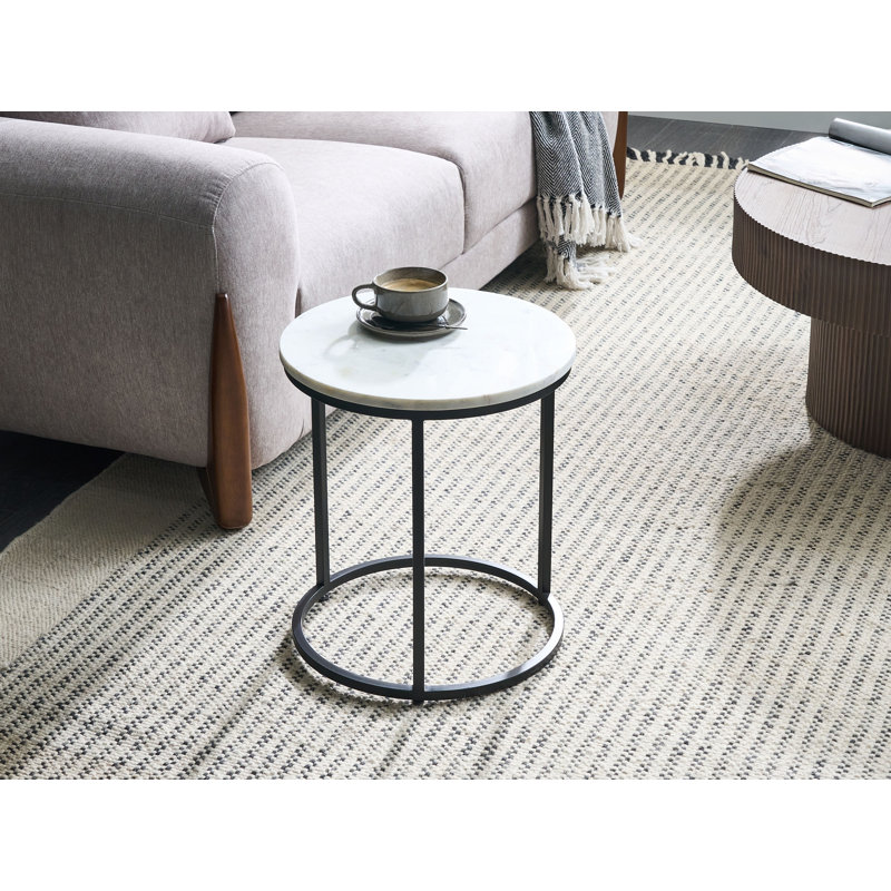 Side Table Marble, White