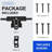 Slide Bolt Gate Latch With Padlock Hole, Heavy Duty Fence Slide ...