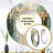 Gilded Daydreams VI - Minimalism Wall Mirror, Brown Round Decorative Mirror, Printed Metal Art-97183472