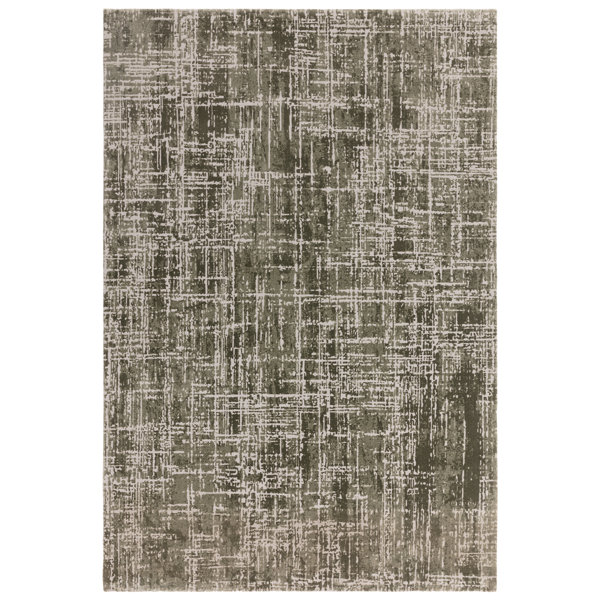 Williston Forge Abrienne Soft Shiny Modern Green Rug & Reviews | Wayfair.ie