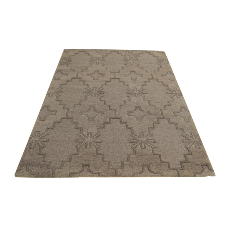 Tapis gris 5 pi x 7 pi 7 po