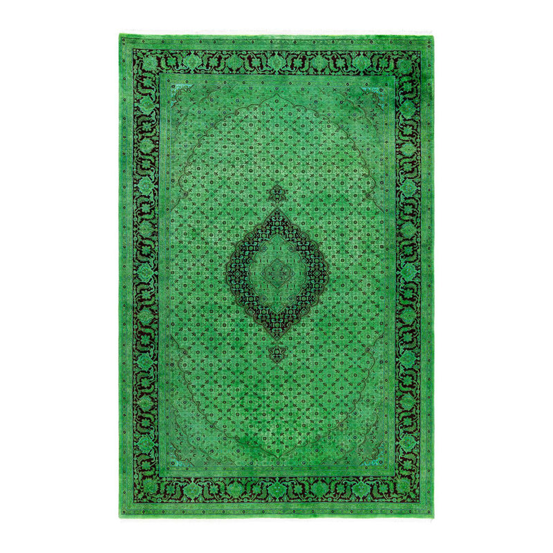 Overyed One-of-a-Kind Rectangle 6'1" X 9'4" Hand Knotted Area Rug